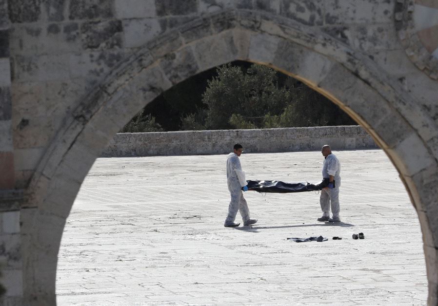 Israeli police remove assailant from Temple Mount compound Israeli police remove assailant from Temple Mount compound